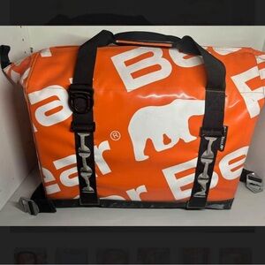 Cooler H20 Polar Bear Orange White Beach Bag
